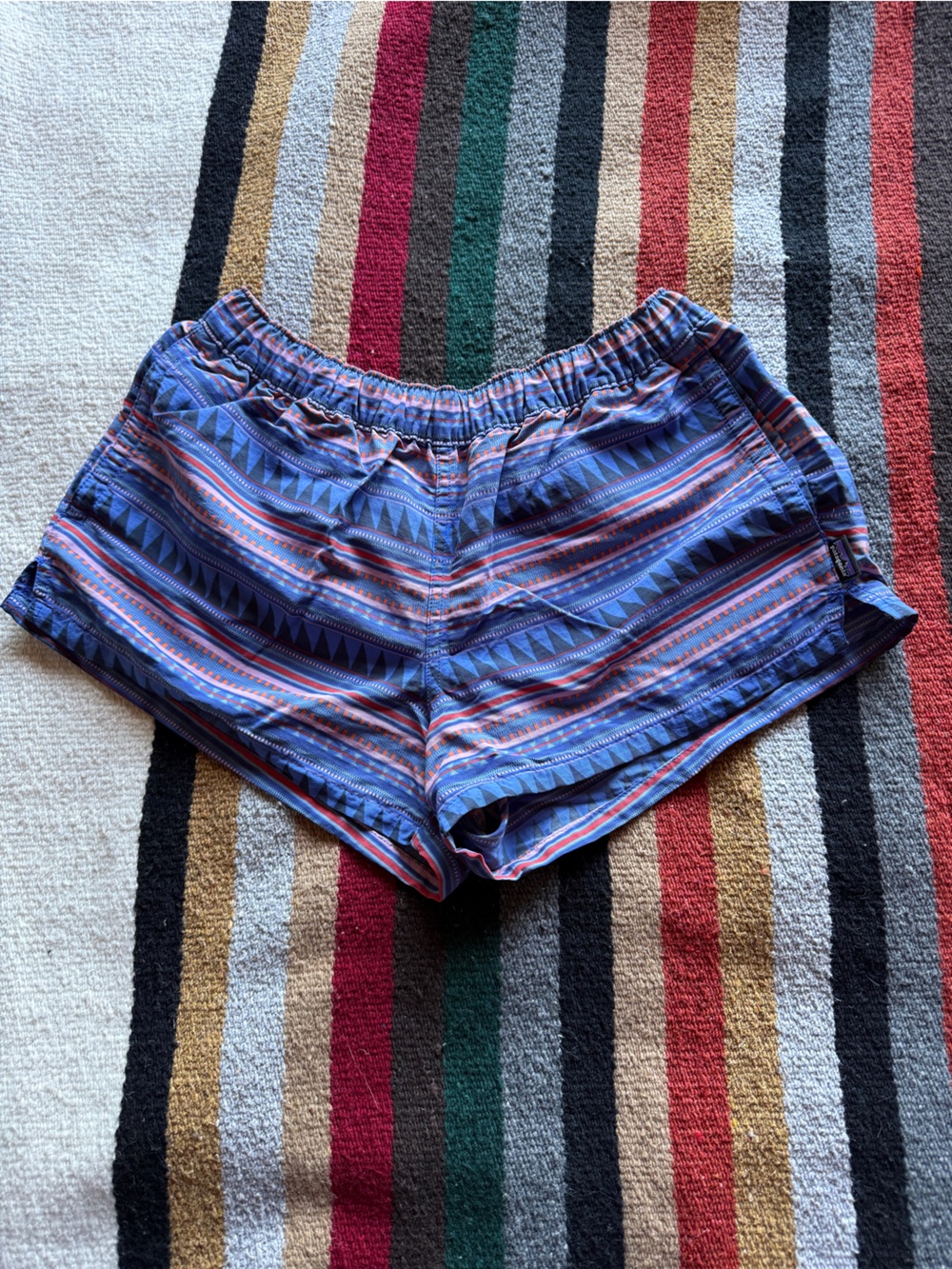 Striped Aztec Print Barely Baggies